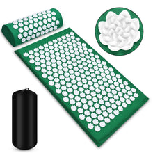 Load image into Gallery viewer, Yoga Massager Cushion &amp; Acupressure Mat Acupressure Relieve Stress Back Body Pain Spike Mat Acupuncture Massage Mat