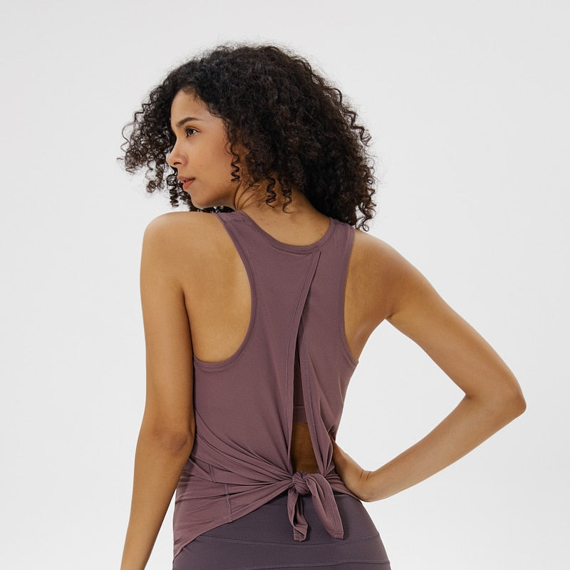 Yoga Women Top Sports Shirt Yoga Tank Top Women Loose Shirt Ladies Workout Tops Workout Shirt